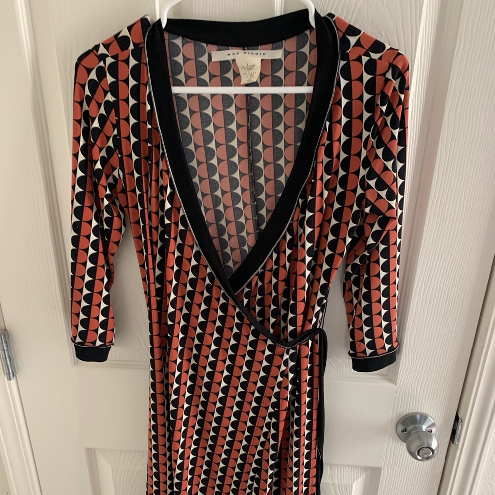 Max studio small wrap dress